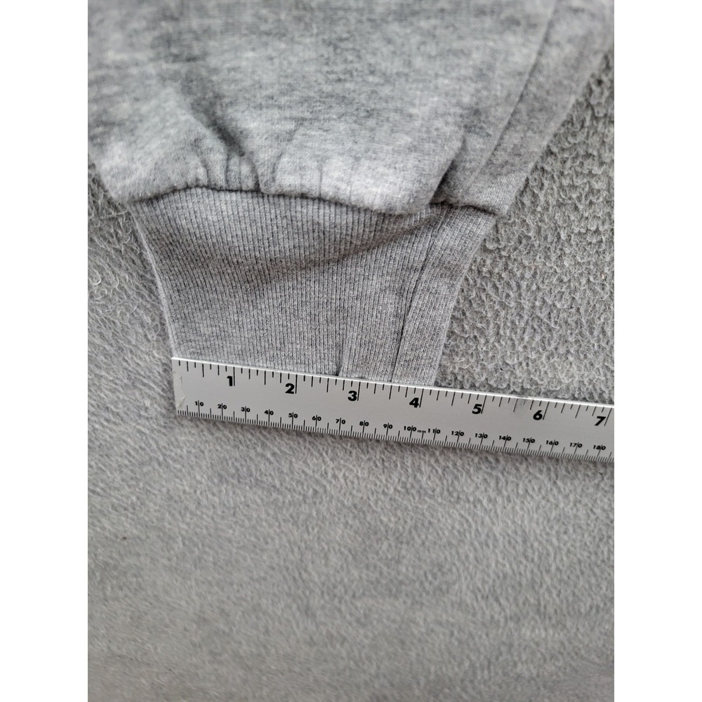 Fox Women Sweatpants M Gray Embroidered Fleece Jogger 29" Inseam - Picture 9 of 12